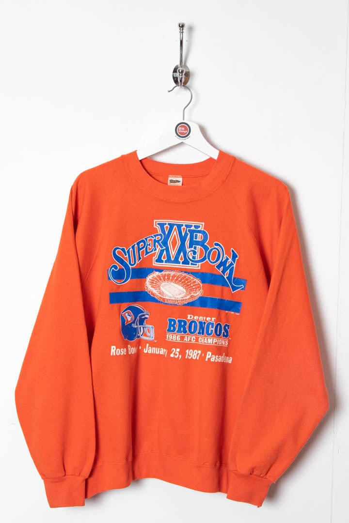 1987 Denver Broncos Super Bowl XXI Champions Sweatshirt (M) - 97th Vintage