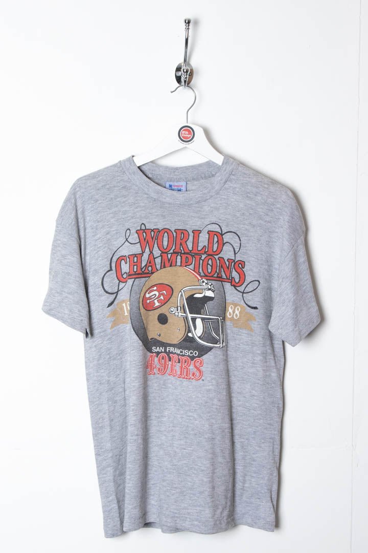 1988 San Fran 49ers World Champions Single Stitch T-Shirt (S) - 97th Vintage