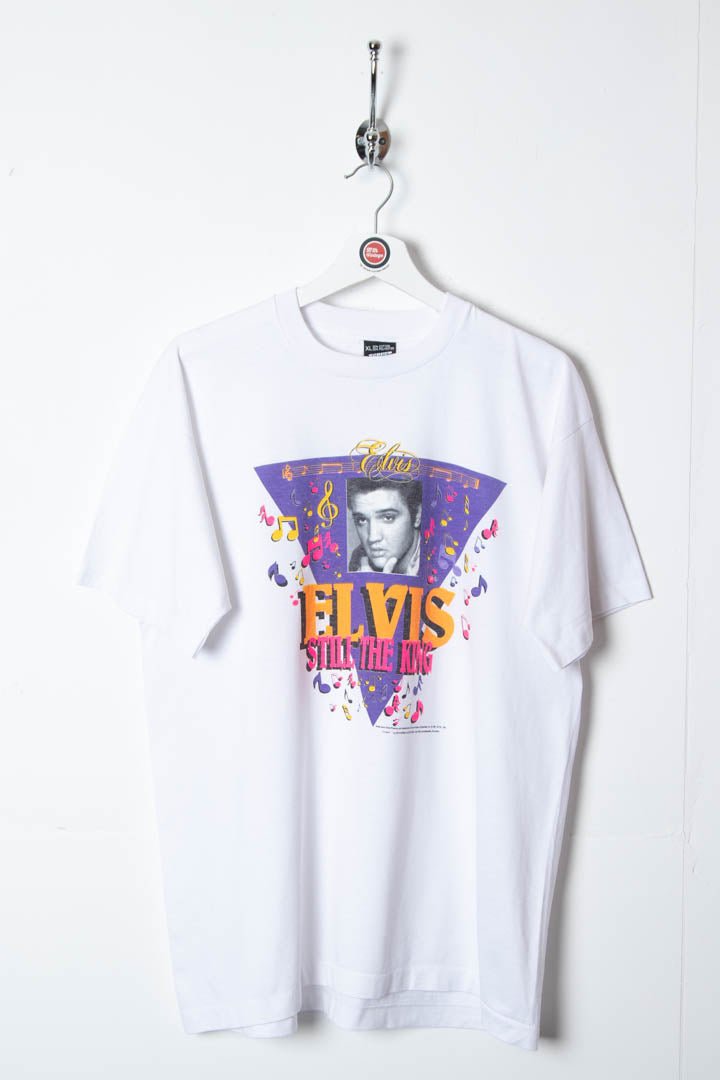 1991 Elvis 'Still The King' Single Stitch Graphic T-Shirt (M) - 97th Vintage