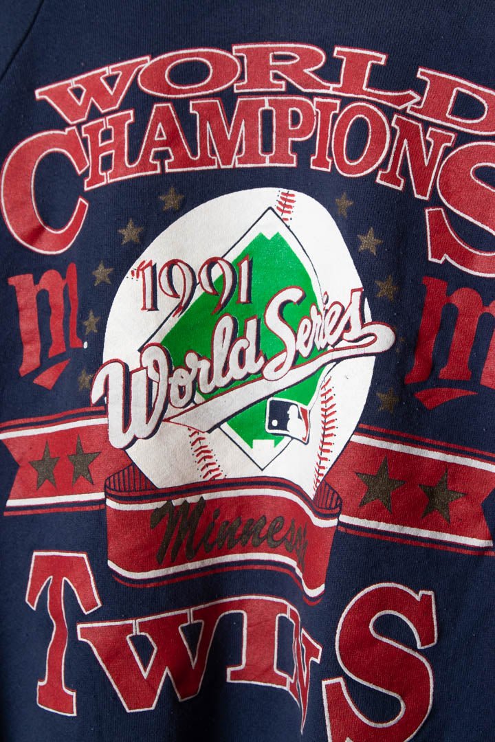 1991 Minnesota Twins Sweatshirt (M) - 97th Vintage