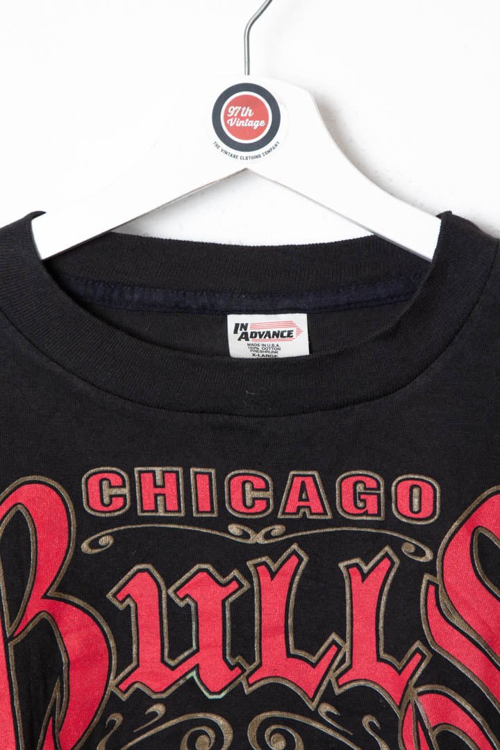 1992 Chicago Bulls World Champions Single Stitch T-Shirt (XL) - 97th Vintage