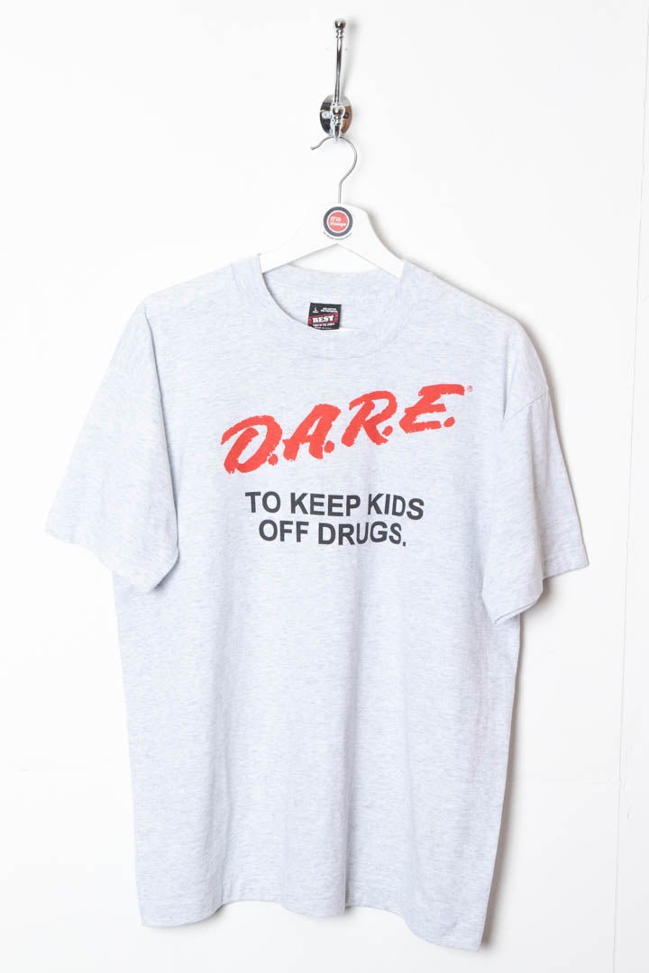 1993 D.A.R.E. To Keep Kids Off Drugs Single Stitch T-Shirt (M) - 97th Vintage