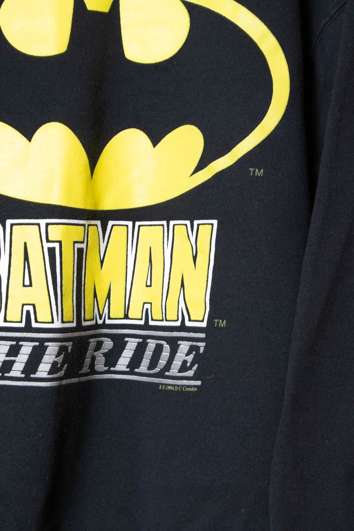 1994 Batman The Ride, Six Flags Sweatshirt (M) - 97th Vintage