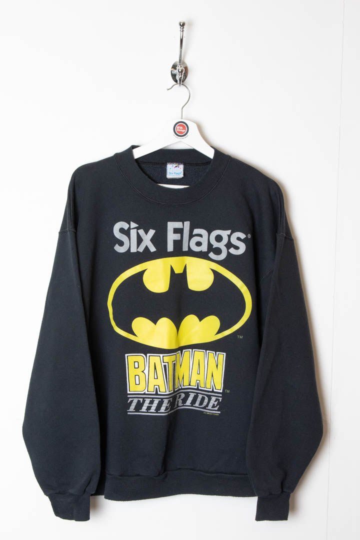 1994 Batman The Ride, Six Flags Sweatshirt (M) - 97th Vintage