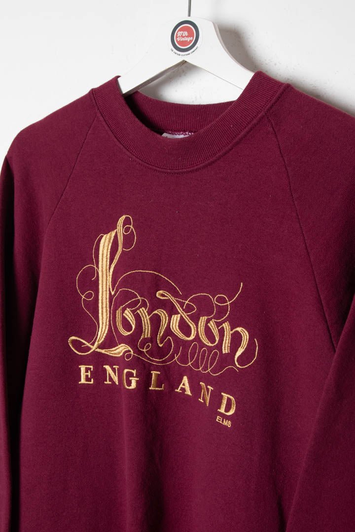 1994 London, England Embroidered Sweatshirt (M) - 97th Vintage