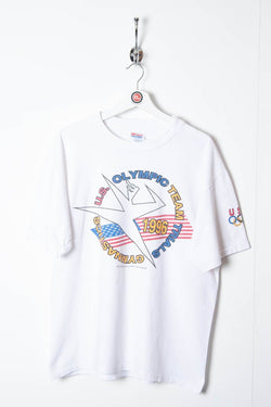 Image of 1996 U.S. Olympic Team Gymnastics Trials Single Stitch T-Shirt (M) - 97th Vintage