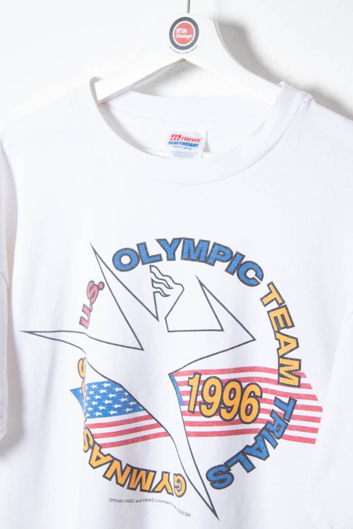 1996 U.S. Olympic Team Gymnastics Trials Single Stitch T-Shirt (M) - 97th Vintage