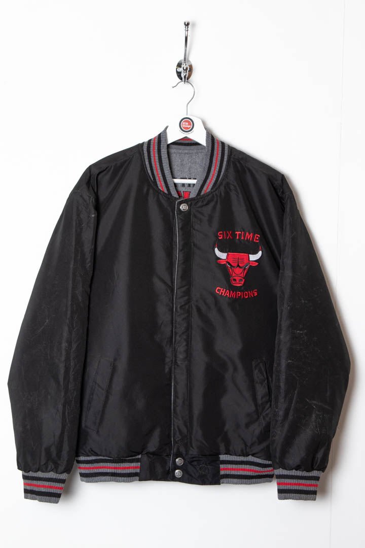 1998 Chicago Bulls 'Six Time Champions' Reversible Bomber Jacket (M) - 97th Vintage