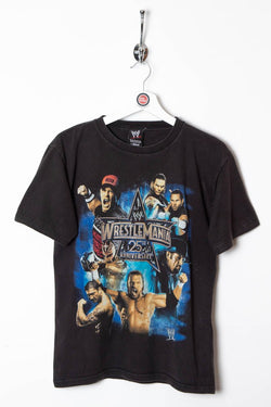 Image of 2009 WWE Wrestle Mania 25th Anniversary T-Shirt (S) - 97th Vintage