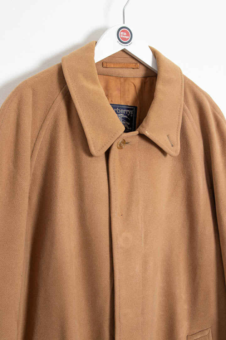 Image of Burberry Wool Cashmere Trench Coat (XL)