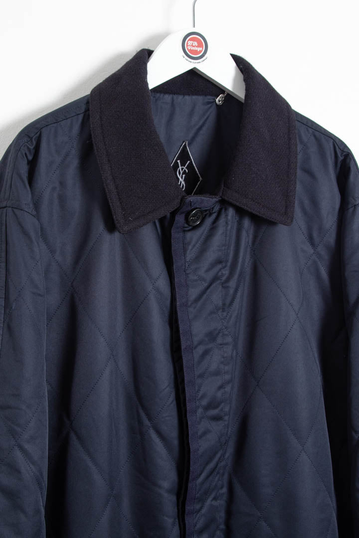 Image of YSL Diamond Quilted Parka Jacket (XXL)