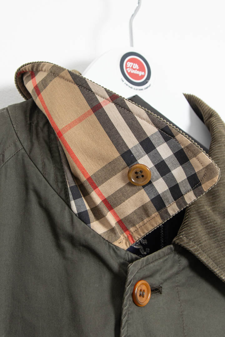 Image of Burberry Corduroy Collar Field Jacket (L)