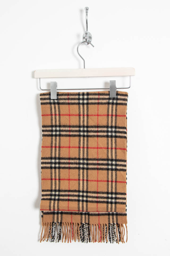 Image of Burberry Nova Check Lambswool Scarf
