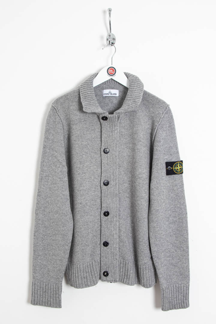 Image of Stone Island Wool Knitted Cardigan Jumper (M)