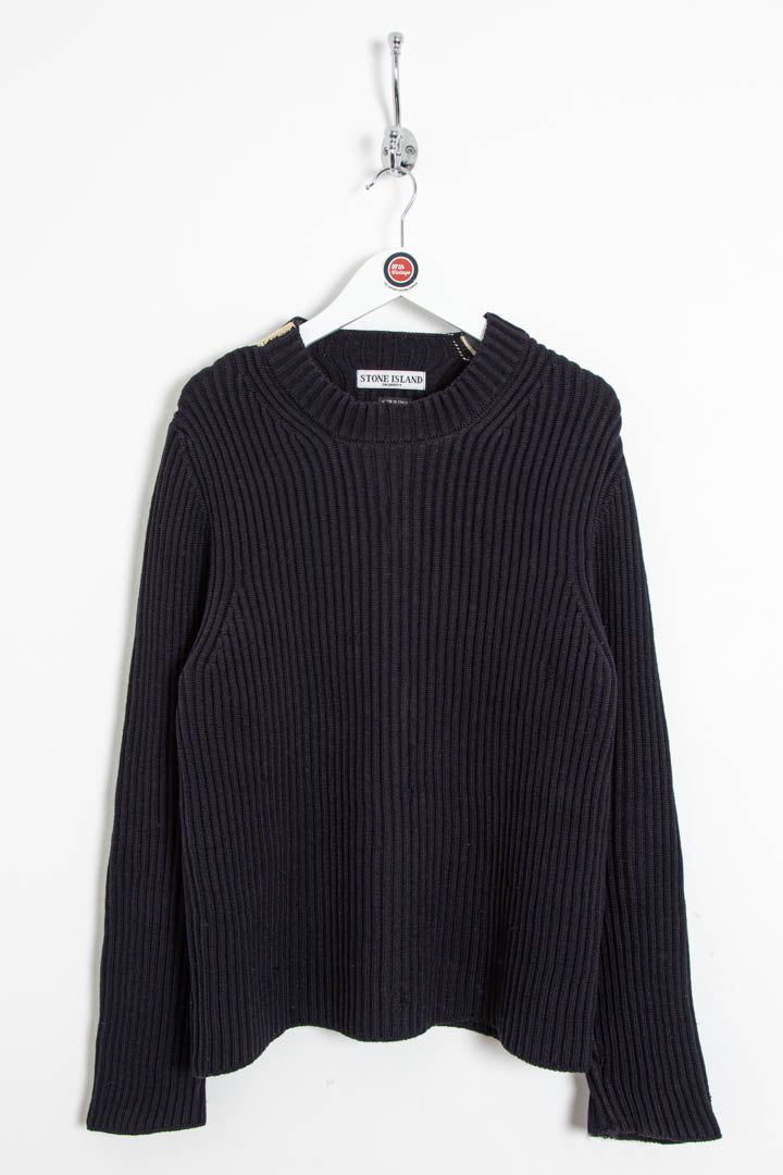 Image of AW 2005 Stone Island Ribbed Wool Knit Jumper (S)