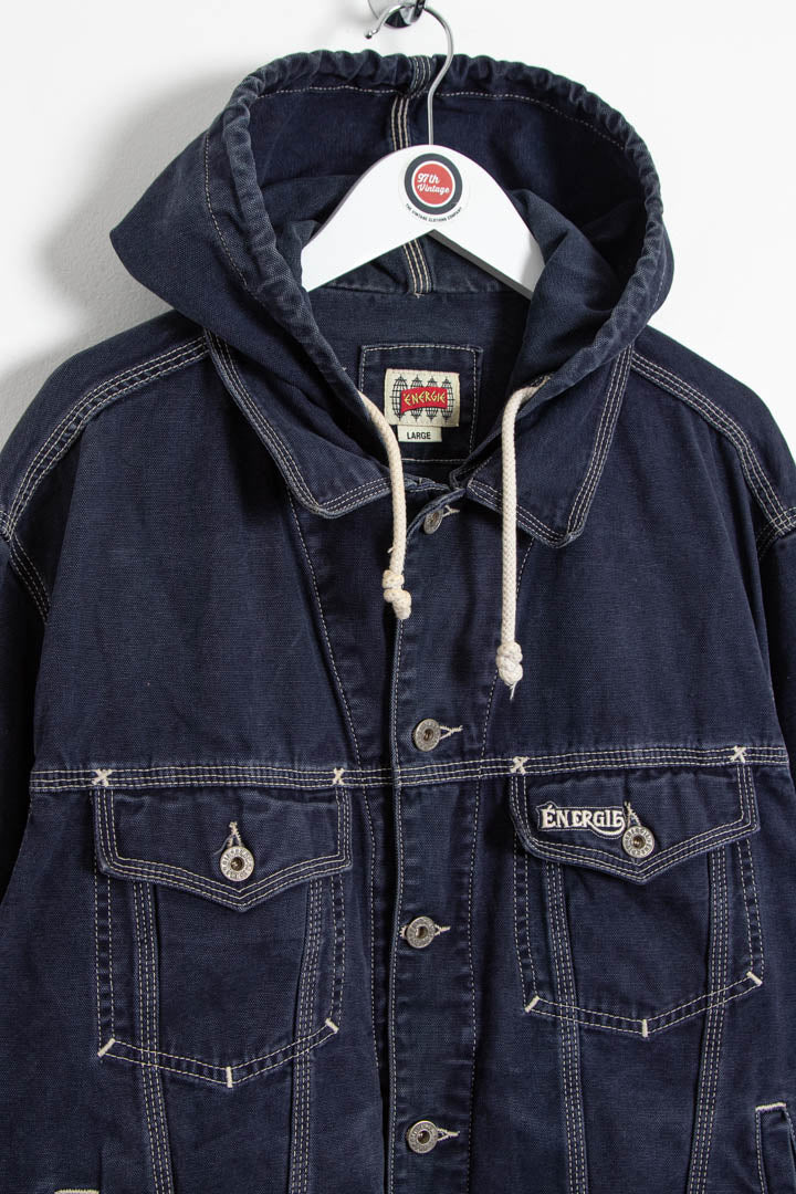 Image of Energie Contrast Stitch Hooded Jacket (M)