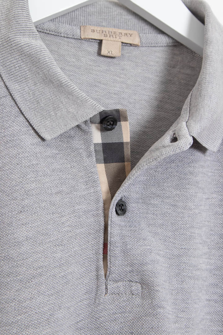 Image of Burberry Short Sleeve Polo Shirt (XL)
