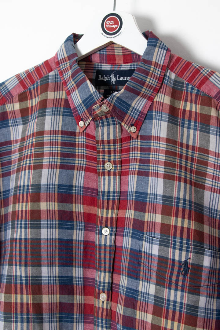 Image of Polo Ralph Lauren Short Sleeve Checkered Shirt (L)