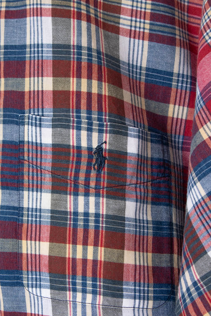 Image of Polo Ralph Lauren Short Sleeve Checkered Shirt (L)