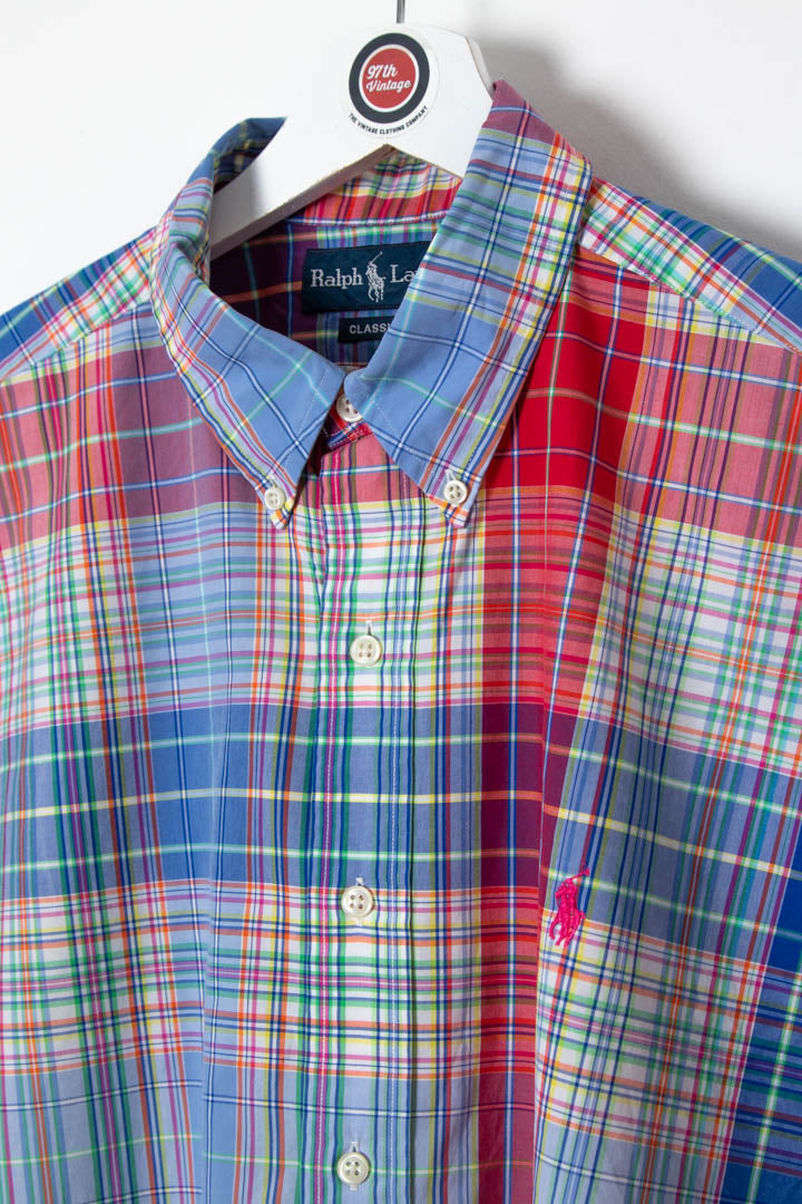 Image of Polo Ralph Lauren Short Sleeve Checkered Shirt (L)