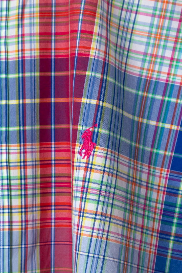 Image of Polo Ralph Lauren Short Sleeve Checkered Shirt (L)