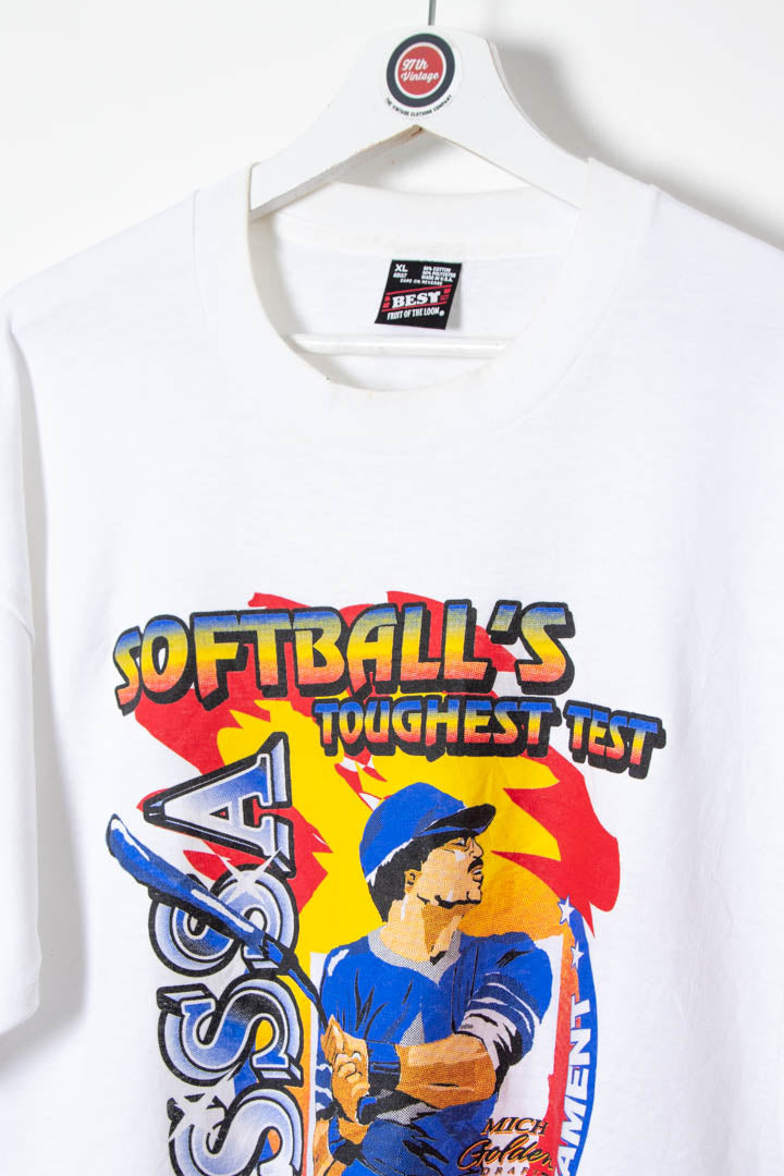 Image of 1993 Ohio USSSA Softball Memorial Tournament Single Stitch T-Shirt (XL)