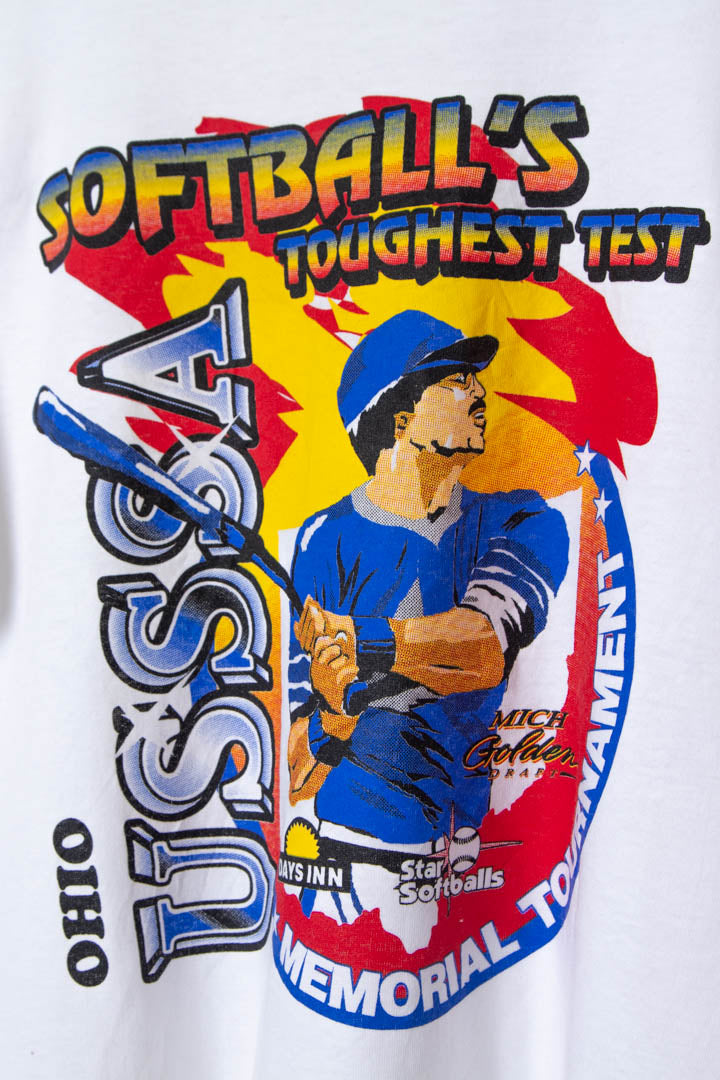 Image of 1993 Ohio USSSA Softball Memorial Tournament Single Stitch T-Shirt (XL)