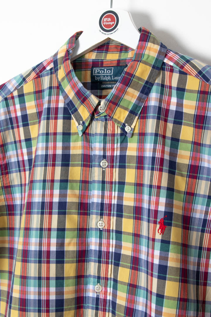 Image of Polo Ralph Lauren Short Sleeve Checkered Shirt (XL)