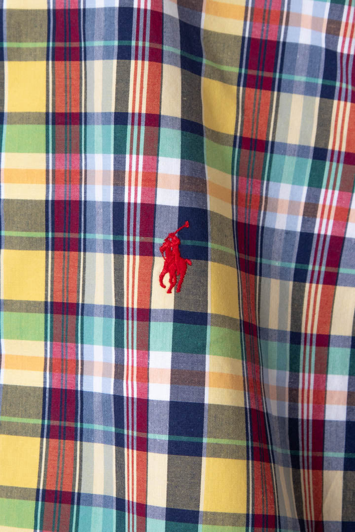 Image of Polo Ralph Lauren Short Sleeve Checkered Shirt (XL)