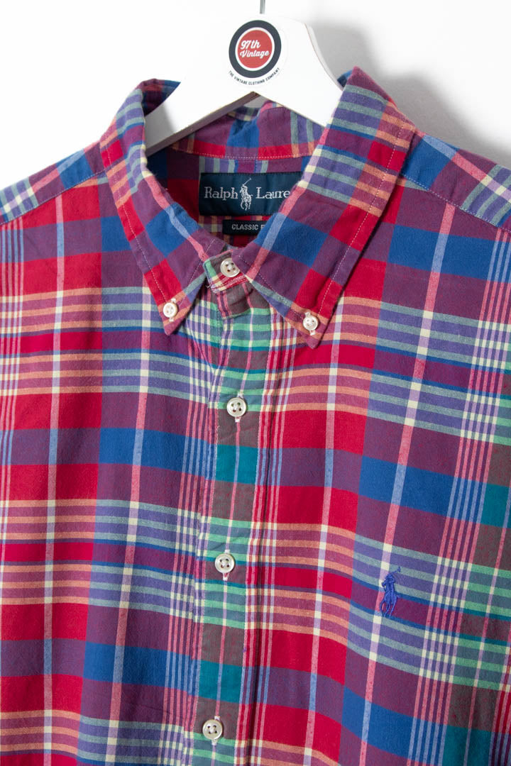 Image of Polo Ralph Lauren Short Sleeve Checkered Shirt (XL)