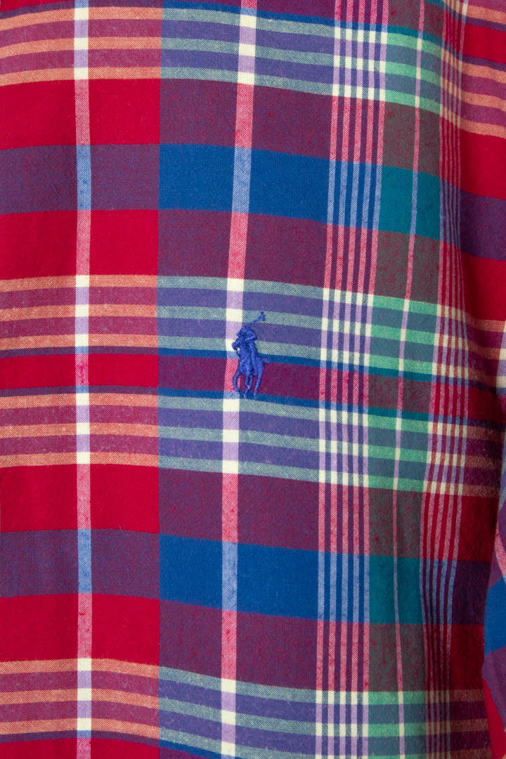 Image of Polo Ralph Lauren Short Sleeve Checkered Shirt (XL)