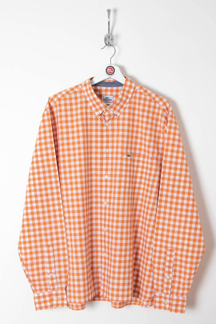 Image of Lacoste Long Sleeve Checkered Shirt (XL)