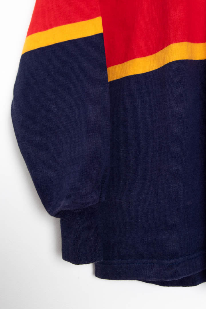 Image of Queens University Rugby Long Sleeve Polo Shirt (M)