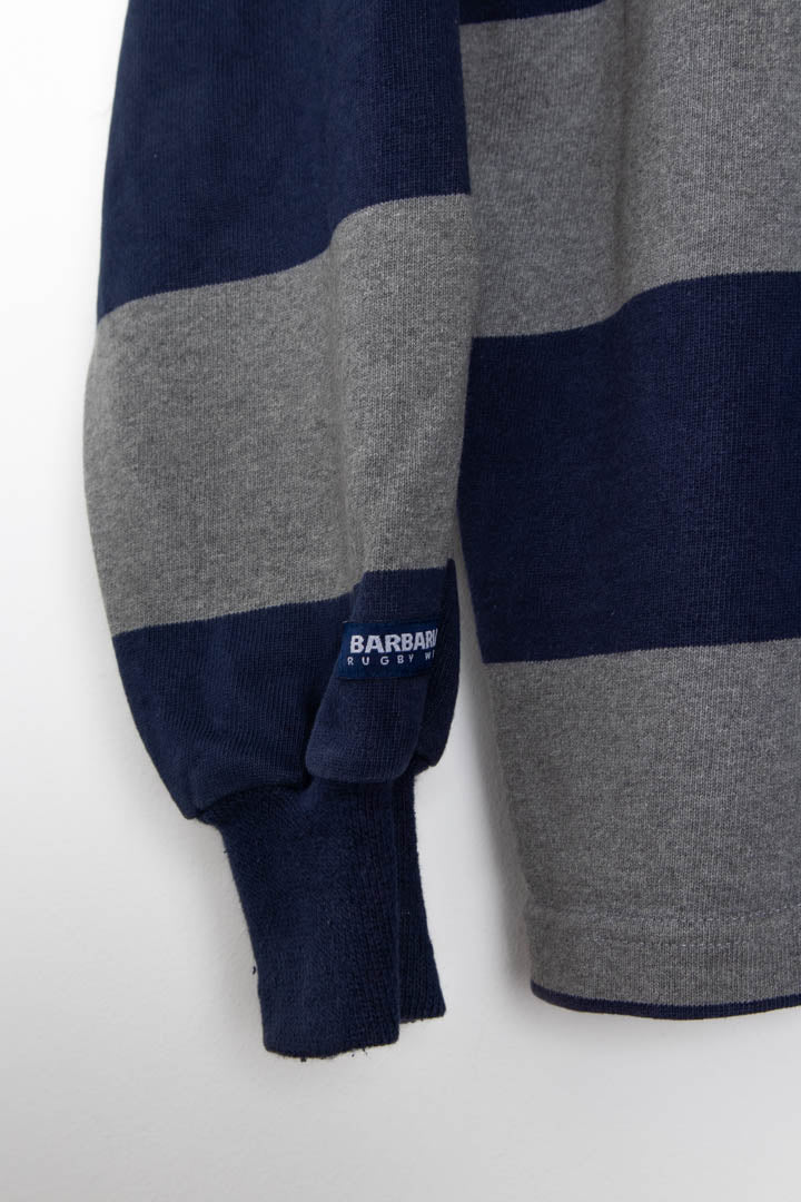 Image of Rocklin Rugby Long Sleeve Polo Shirt (S)