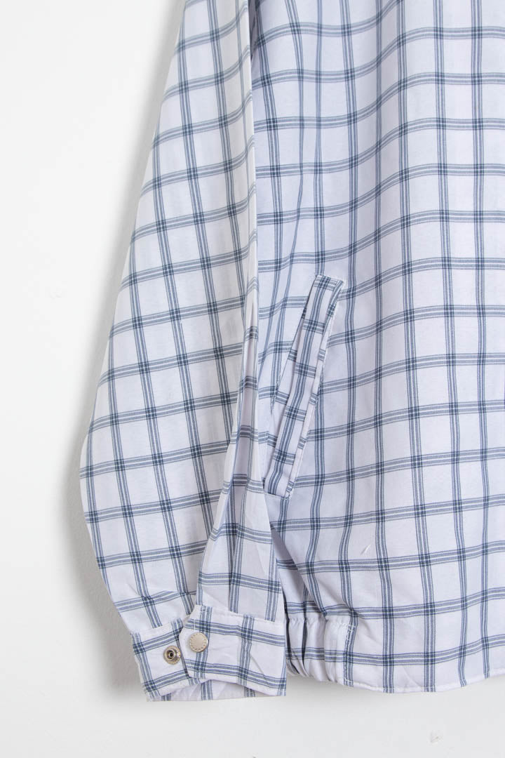 Image of YSL Checkered Harrington Jacket (S)