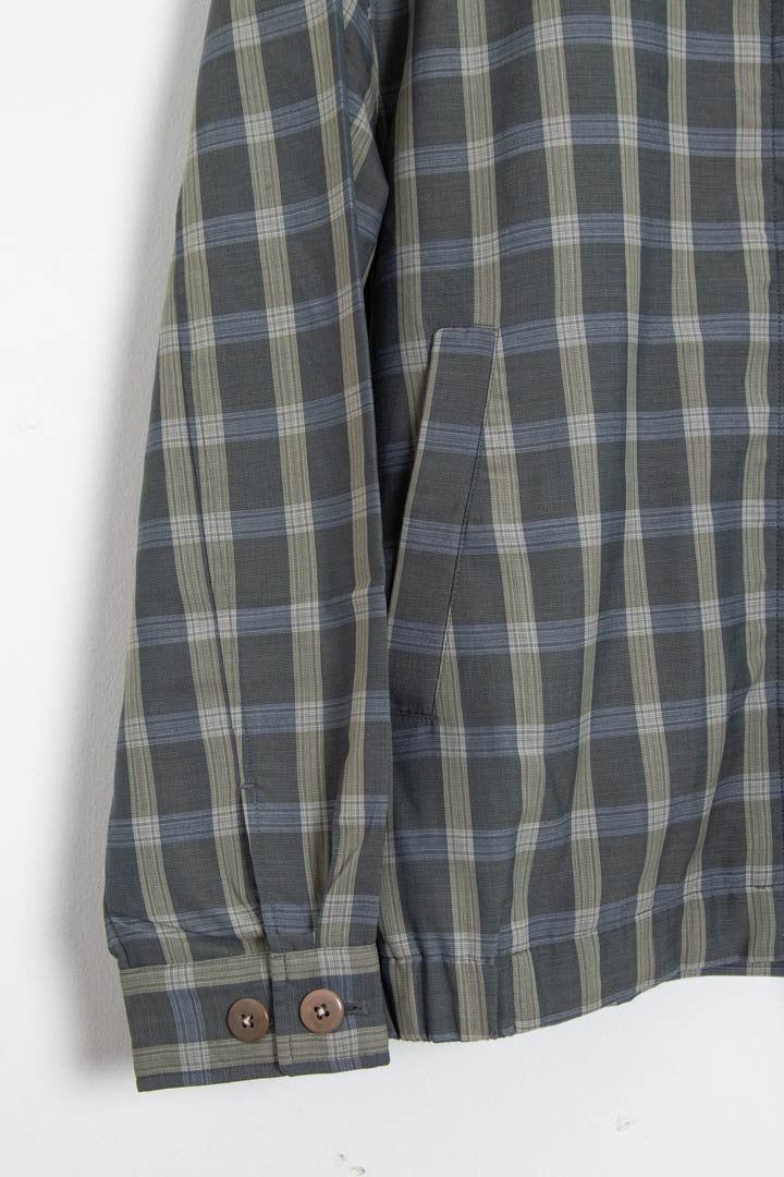 Image of YSL Checkered Harrington Jacket (S)