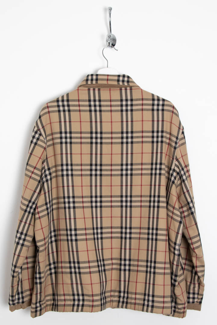 Image of Burberry Reversible Corduroy Harrington Jacket (L)