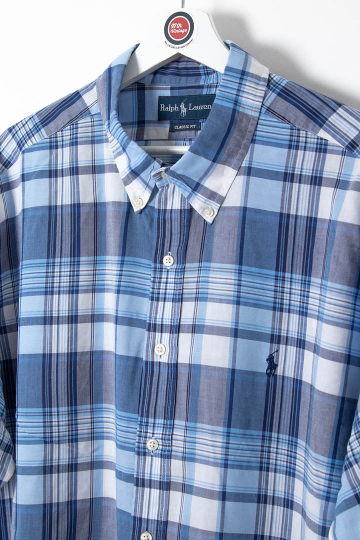 Image of Polo Ralph Lauren Short Sleeve Checkered Shirt (XXL)