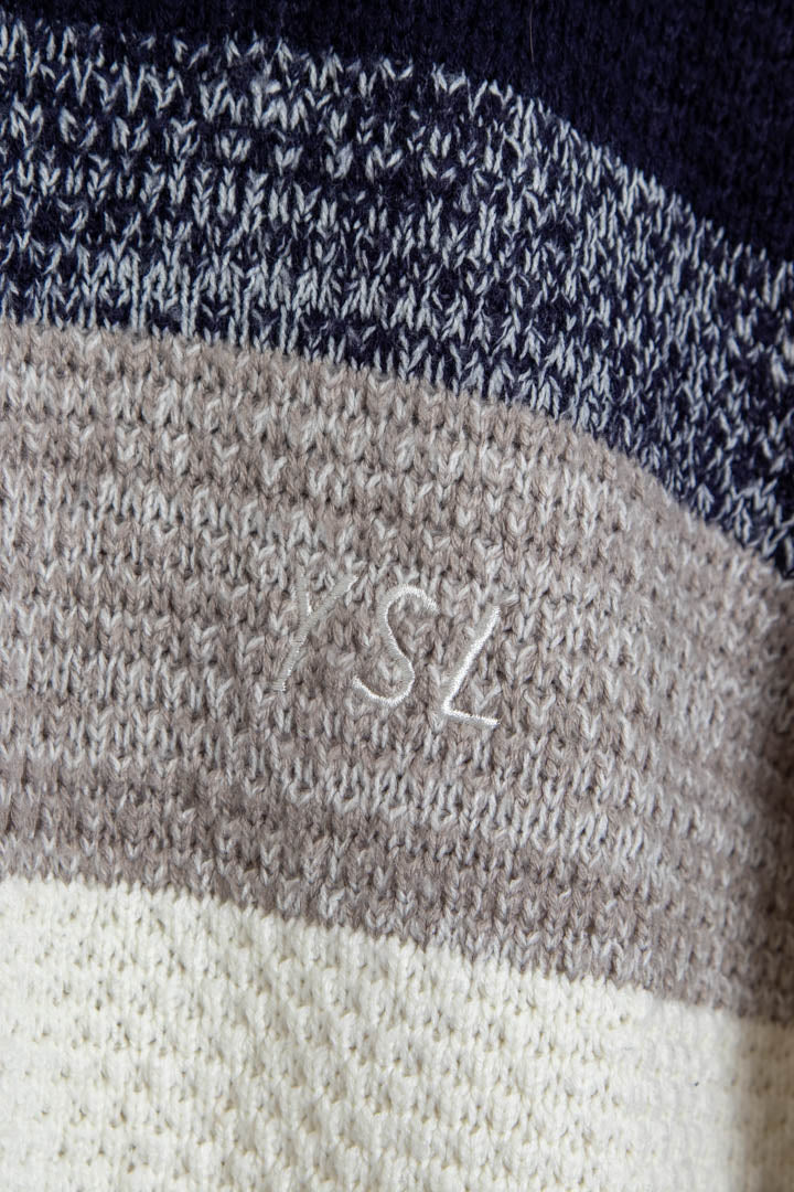 Image of YSL Knitted Crew Neck Jumper (S)