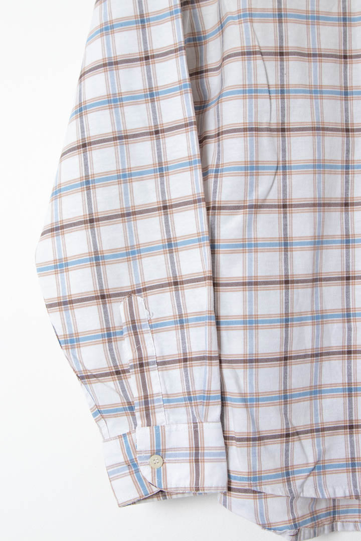 Image of Lacoste Long Sleeve Checkered Shirt (S)
