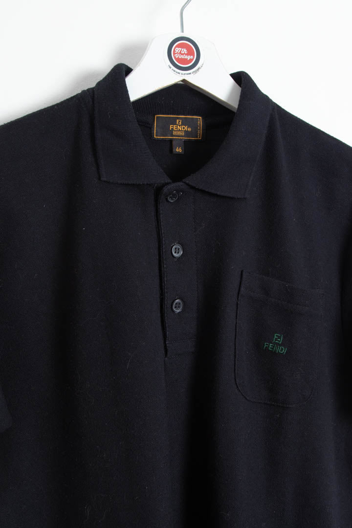 Image of Fendi Short Sleeve Polo Shirt (XS)