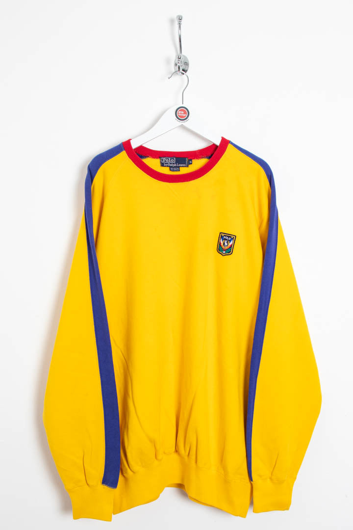Image of Polo Ralph Lauren Uni Crest Logo Crew Neck Sweatshirt (XXL)