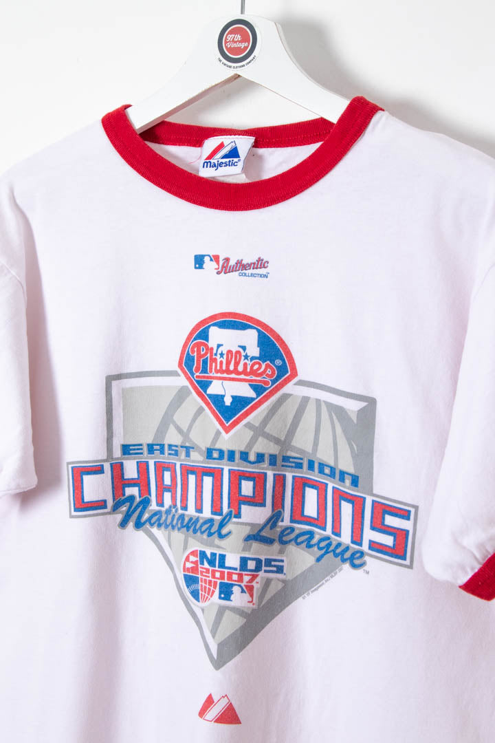 Image of 2007 Philadelphia Phillies Football East Division Champions Graphic T-Shirt (S)