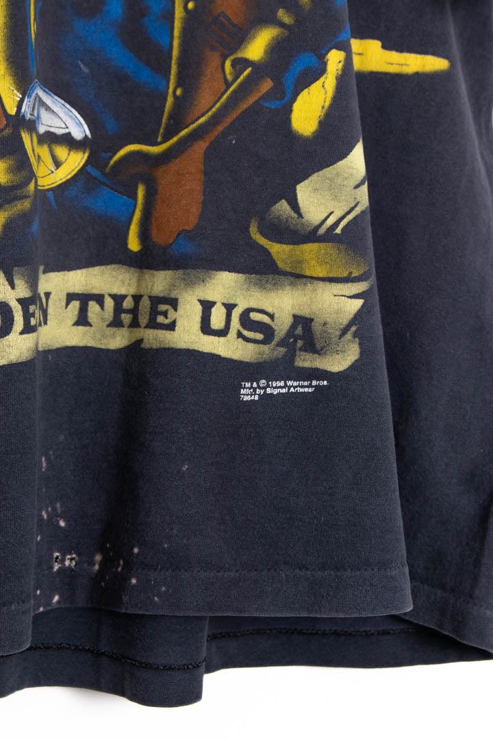 Image of 1996 Looney Tunes Taz Single Stitch Graphic T-Shirt (M)