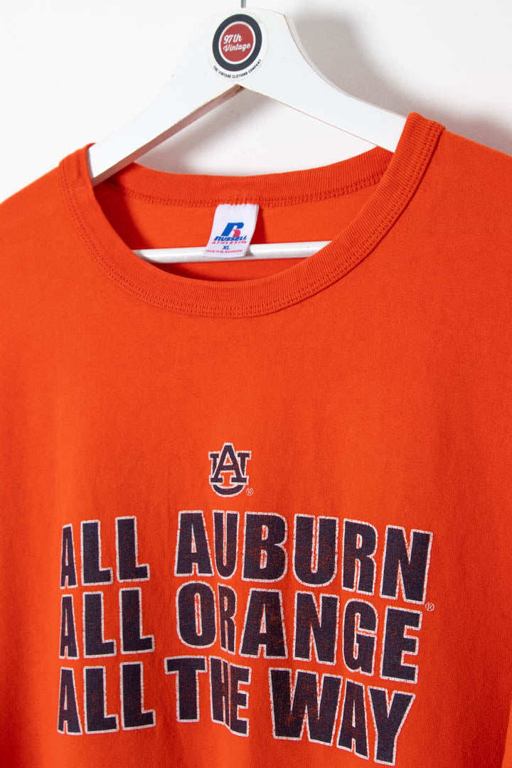 Image of Auburn Tigers Football Russell Athletic Graphic T-Shirt (XL)