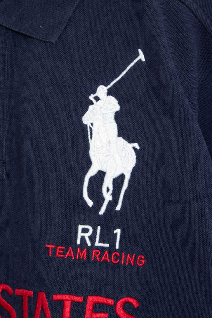 Image of 2011 Polo Ralph Lauren United States Racing Team Long Sleeve Polo Shirt (S)