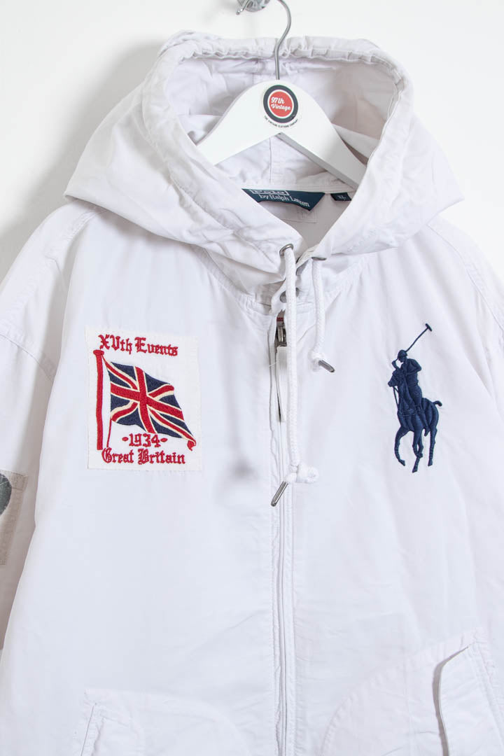 Image of Polo Ralph Lauren Great Britain Track & Field Hooded Jacket (XL)
