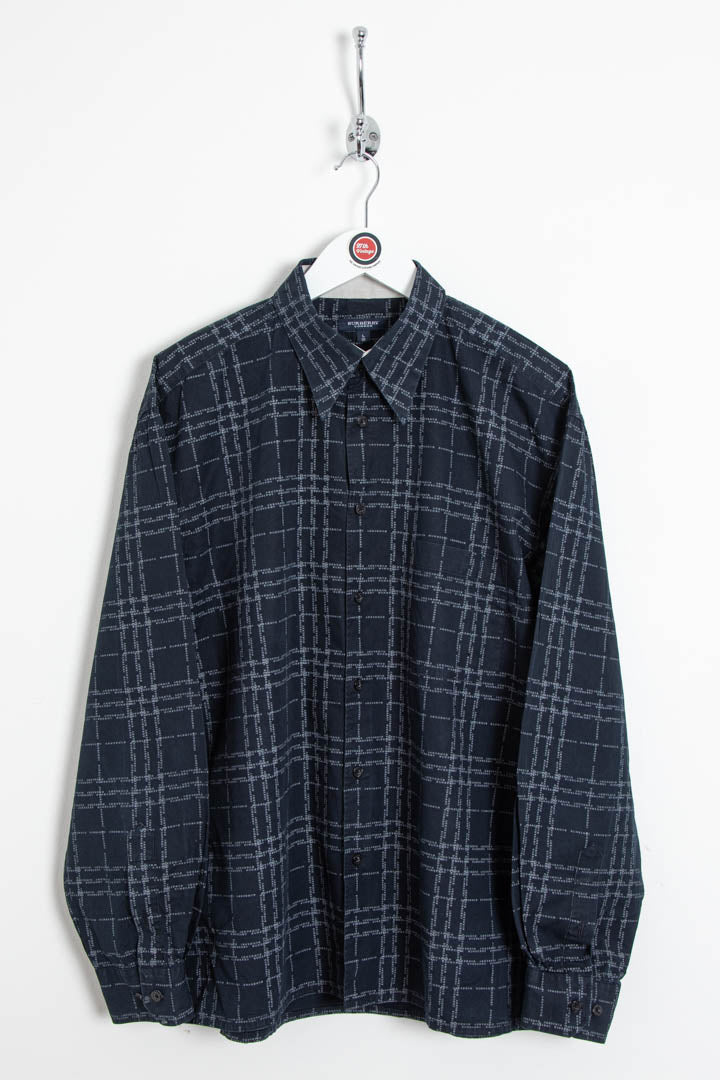 Image of Burberry Repeat Logo Long Sleeve Shirt (L)