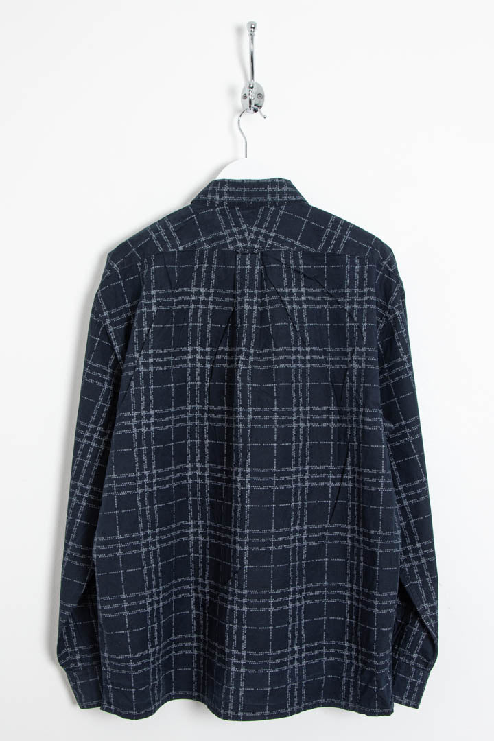 Image of Burberry Repeat Logo Long Sleeve Shirt (L)