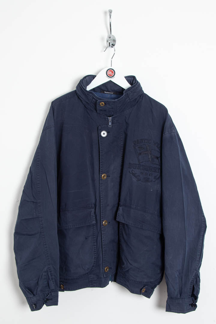 Image of Burberry Baltic Navy Sailing Jacket (L)